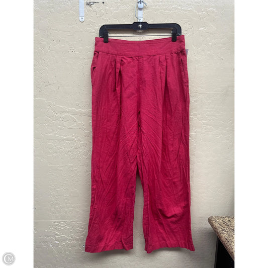 Pants Linen By Abercrombie And Fitch In Pink, Size: M
