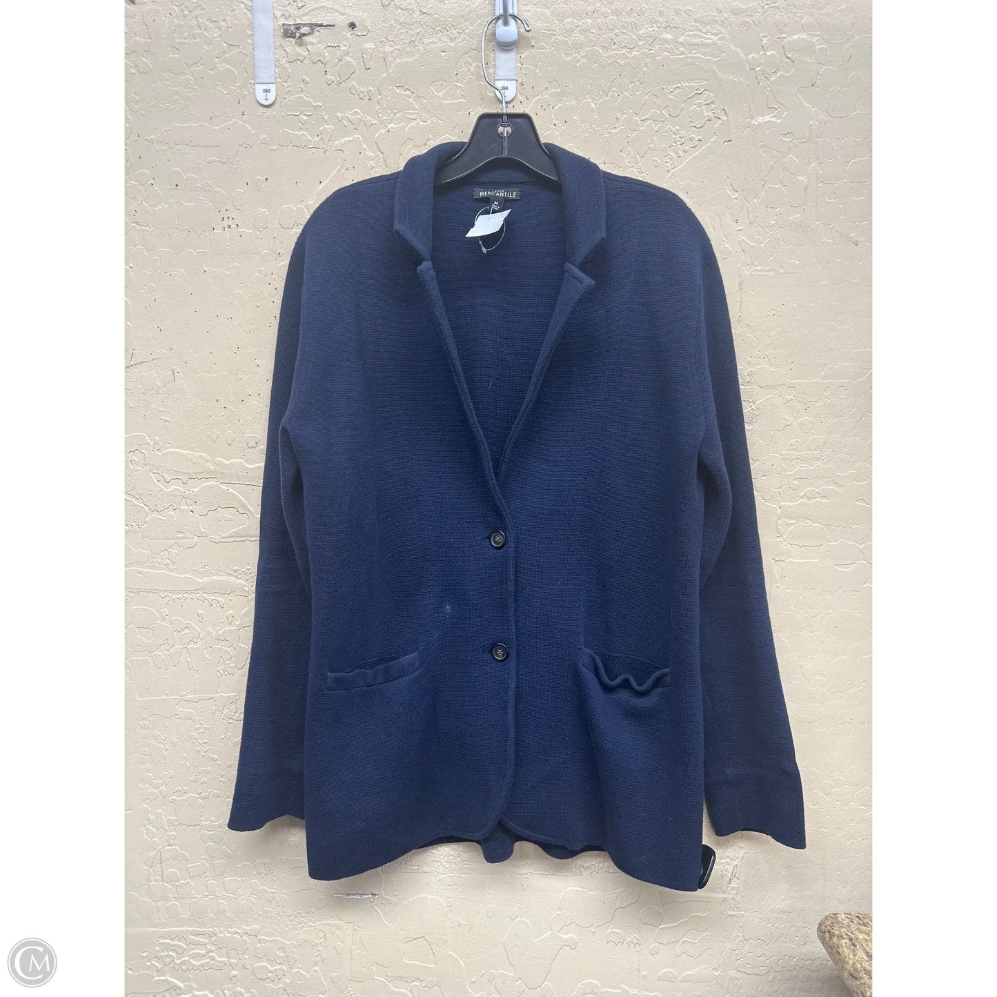 Sweater Cardigan By J. Crew In Navy, Size: M
