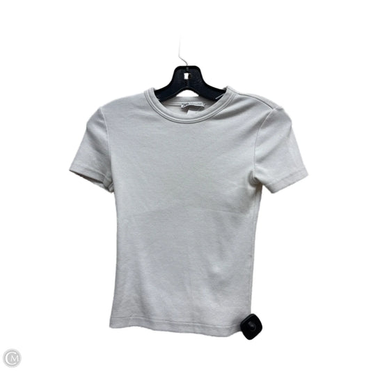 Top Short Sleeve By Zara In White, Size: S