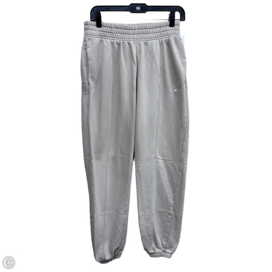 Athletic Pants By Nike In Tan, Size: S