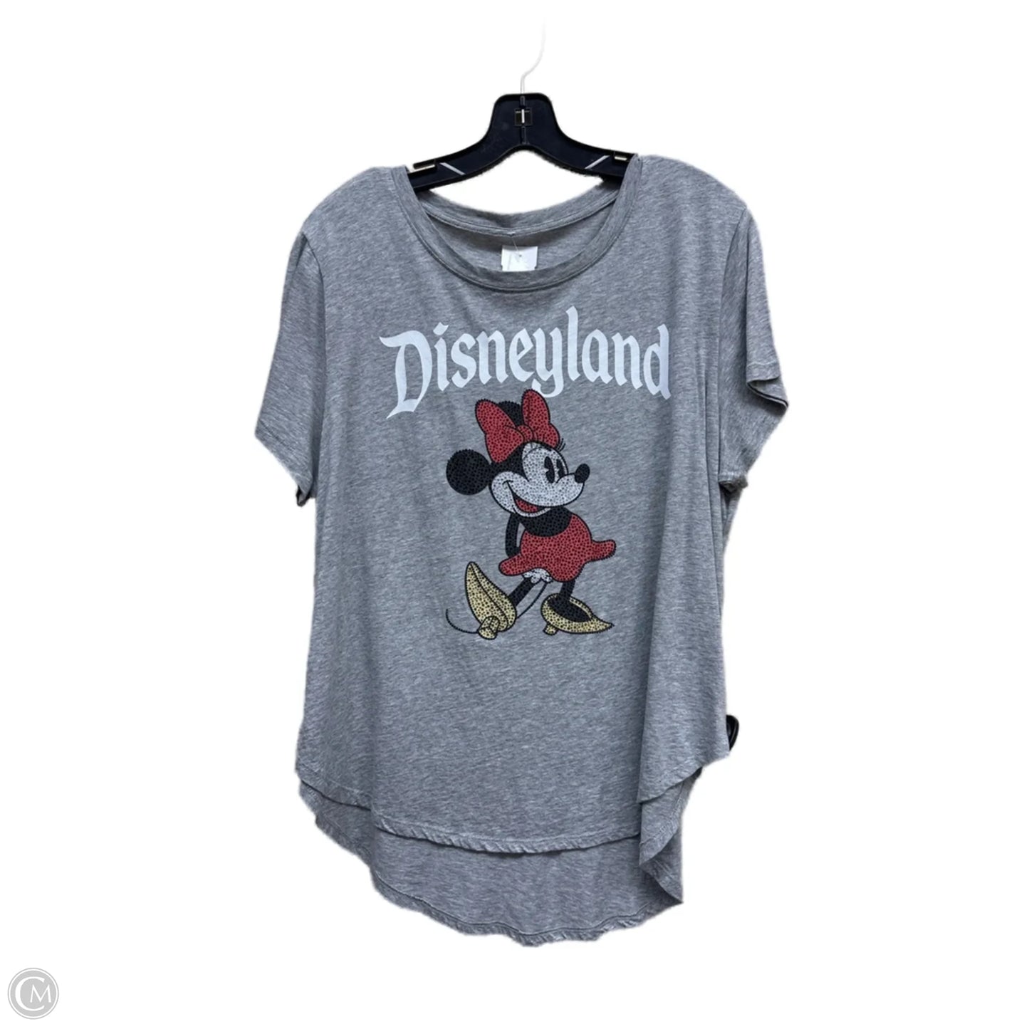 Top Short Sleeve By Disney Store In Grey, Size: Xl