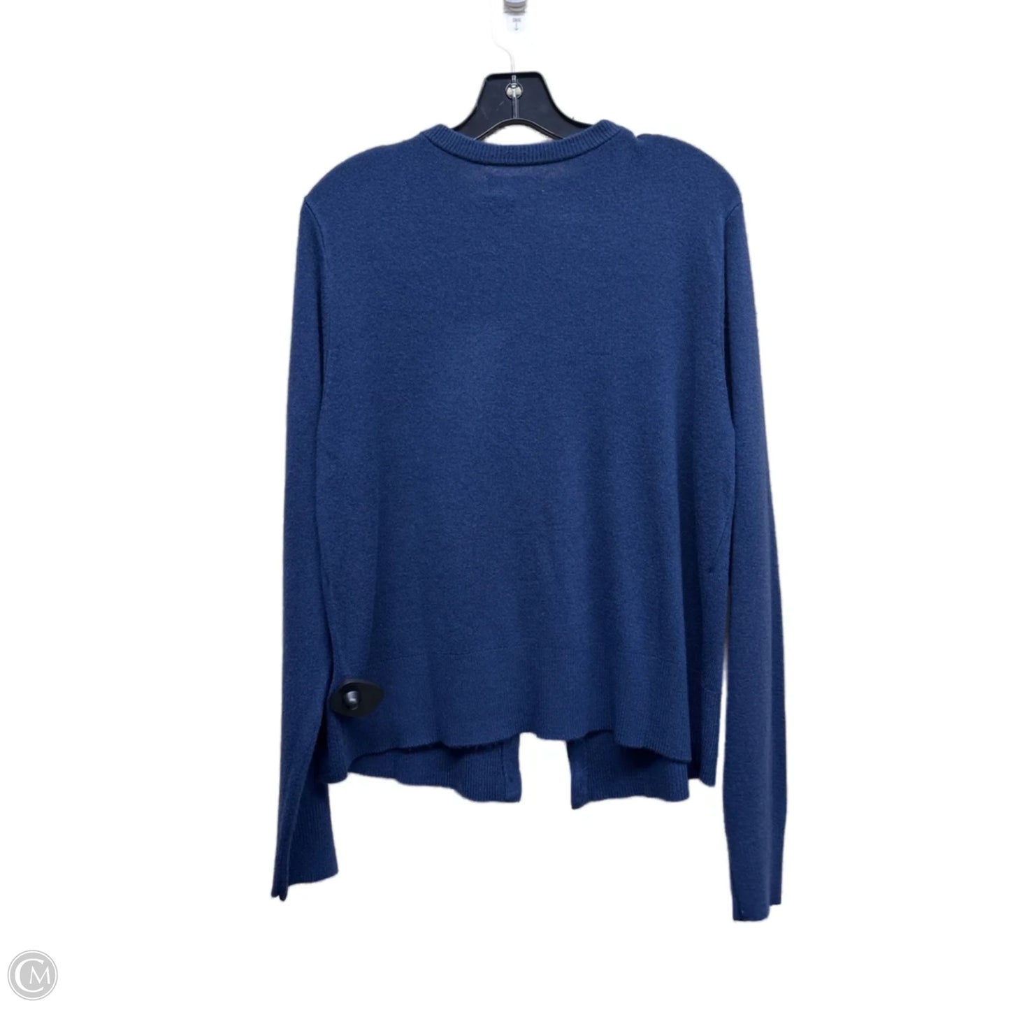 Sweater Cardigan By Croft And Barrow In Blue, Size: L