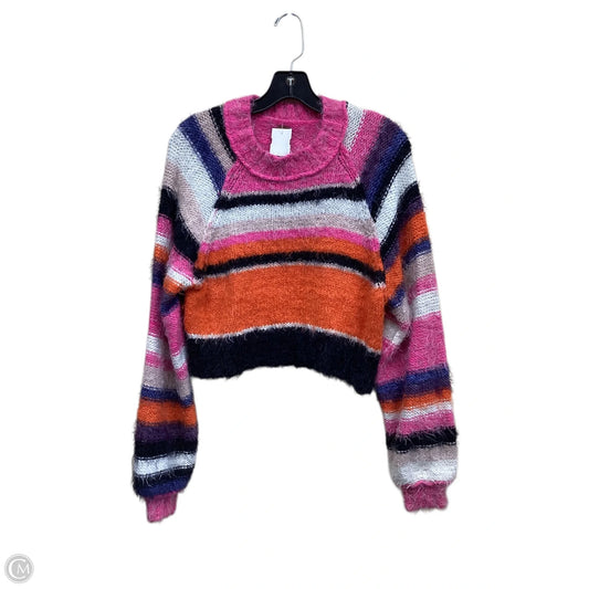 Sweater By Free People In Striped Pattern, Size: Xs