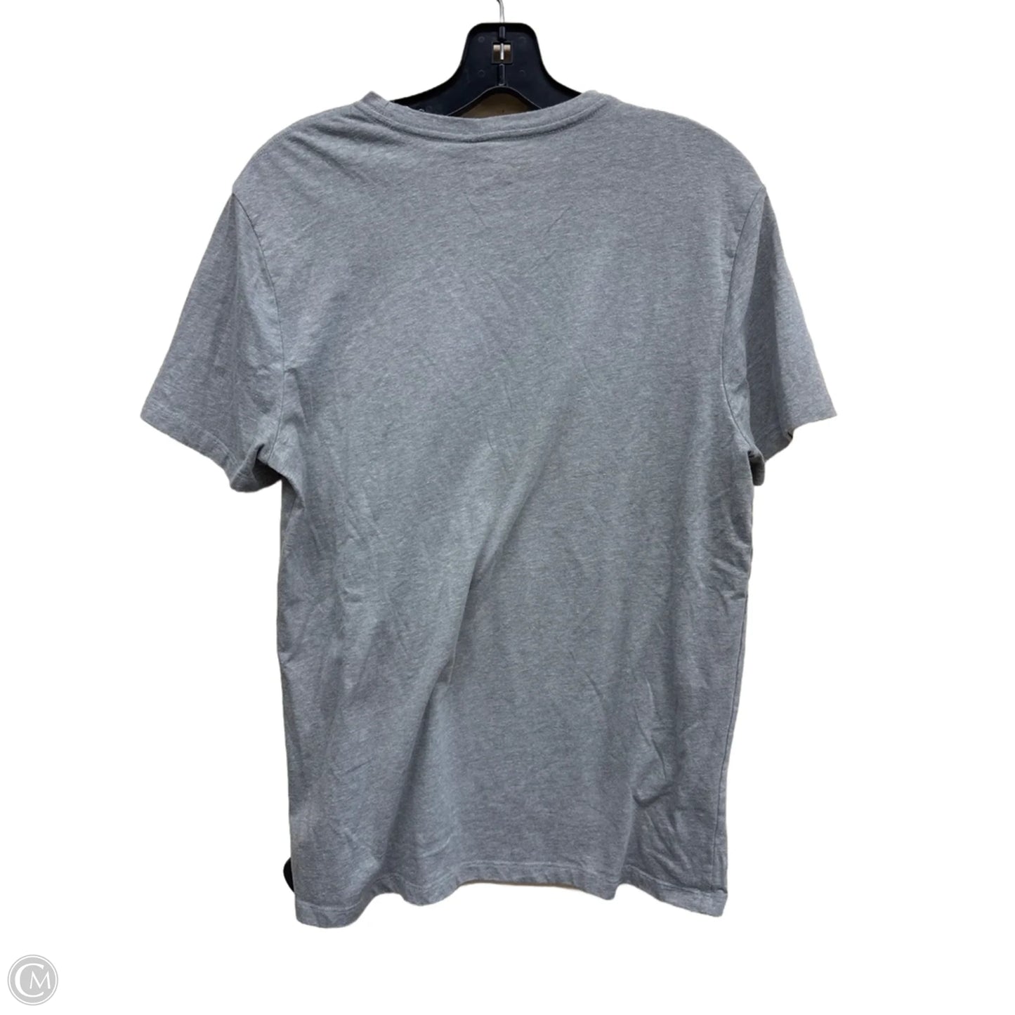 Top Short Sleeve By Clothes Mentor In Grey, Size: M