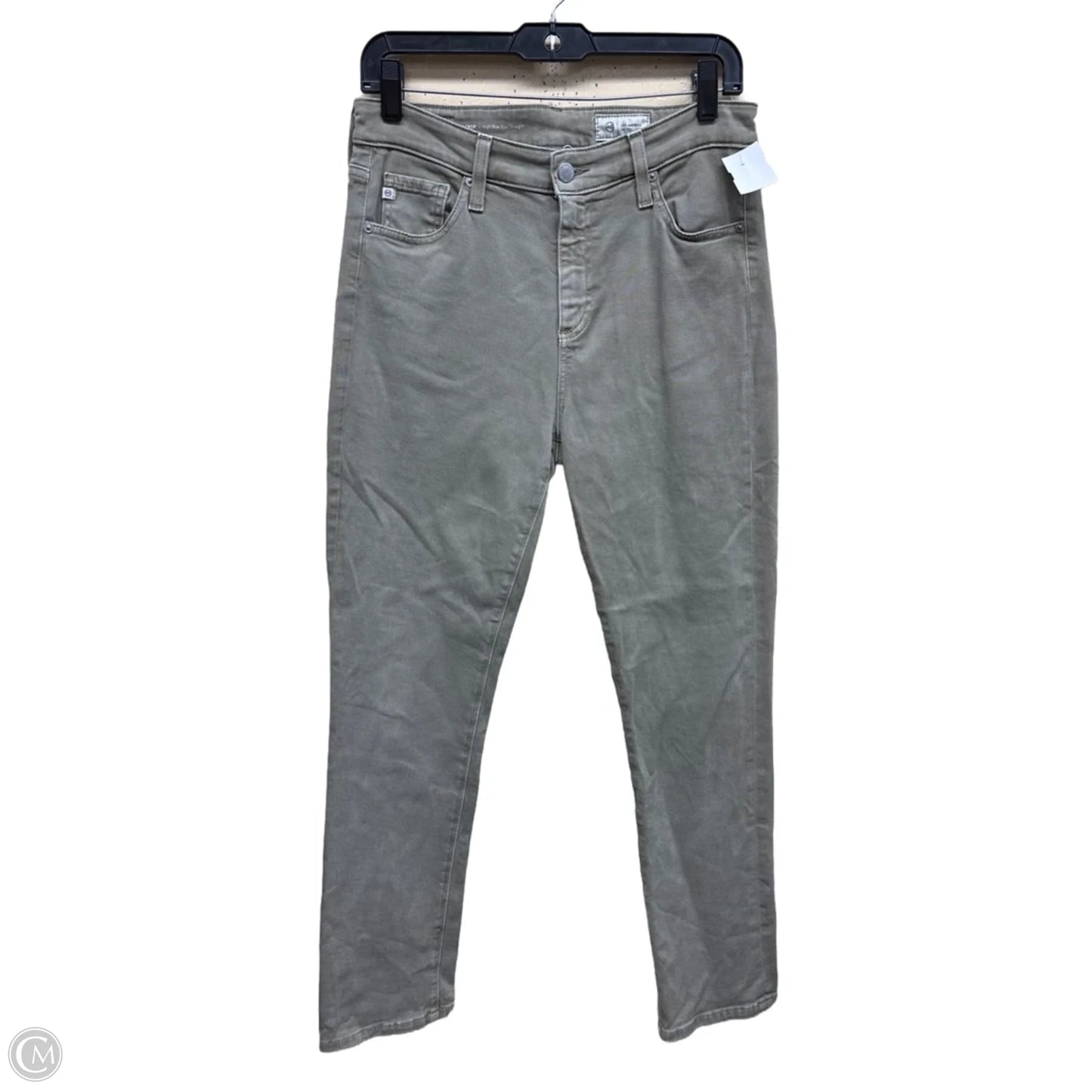 Jeans Straight By Ag Jeans In Green, Size: 6