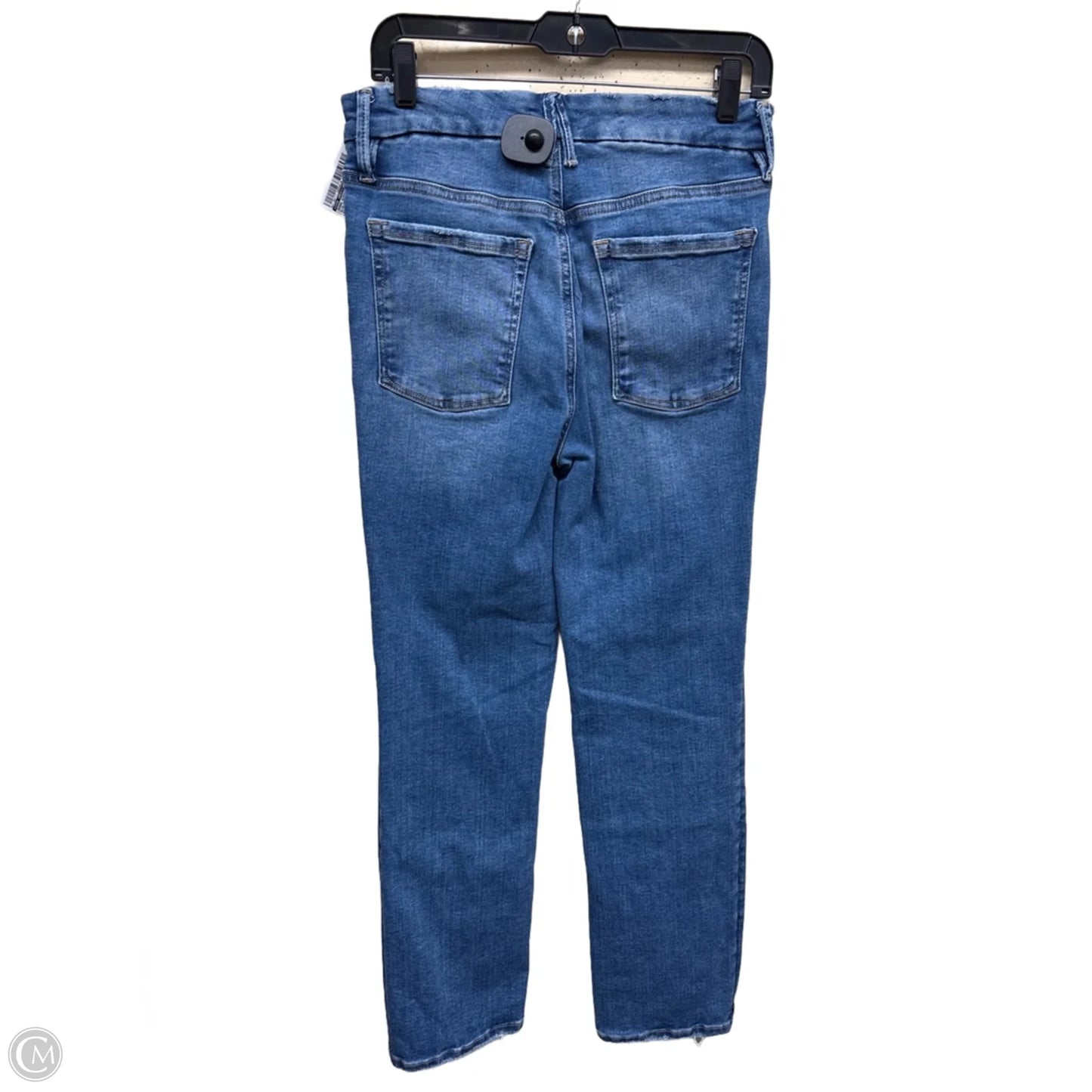Jeans Straight By Good American In Blue Denim, Size: 6