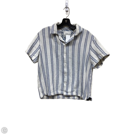 Top Short Sleeve By Clothes Mentor In Striped Pattern, Size: M