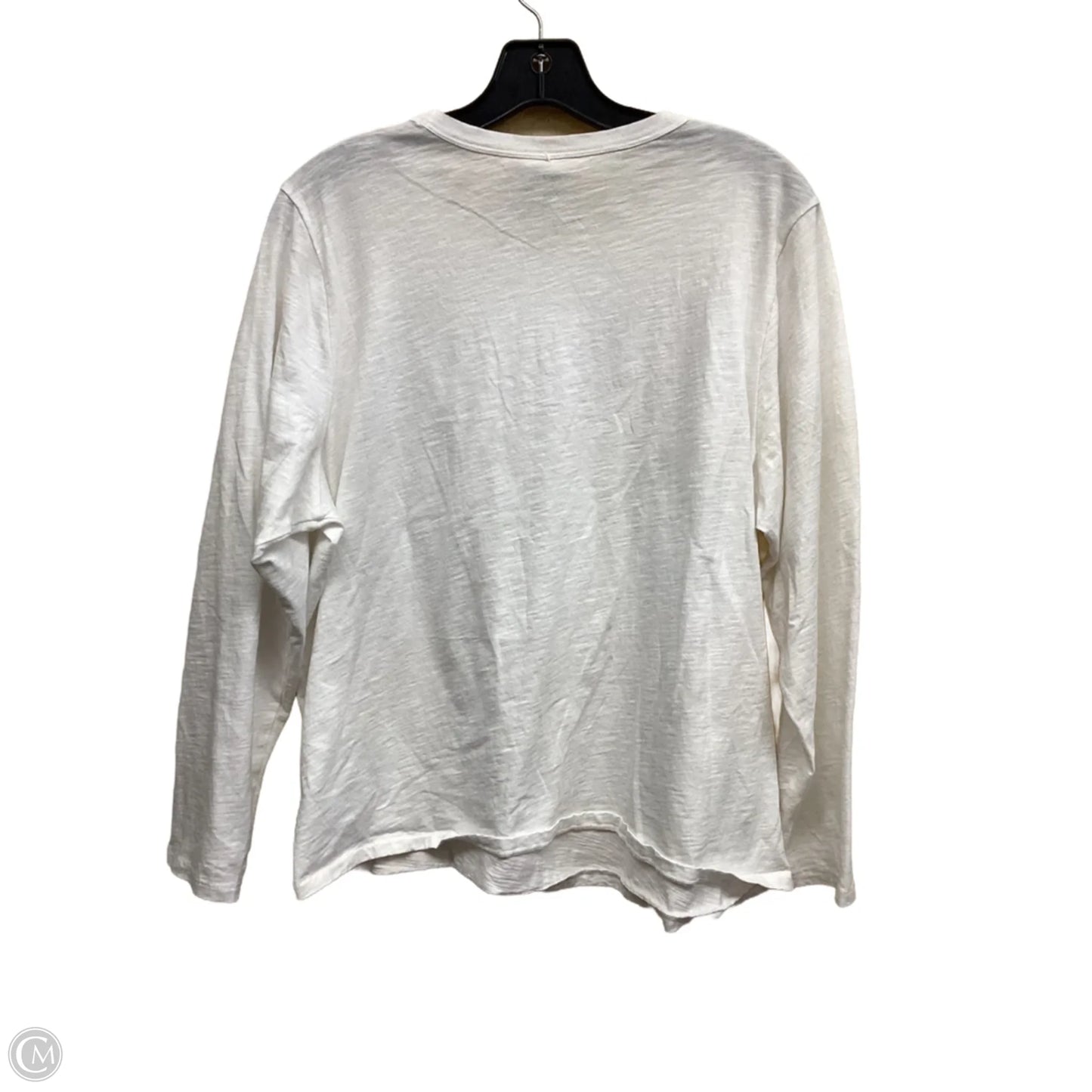 Top Long Sleeve By Old Navy In White, Size: Xl