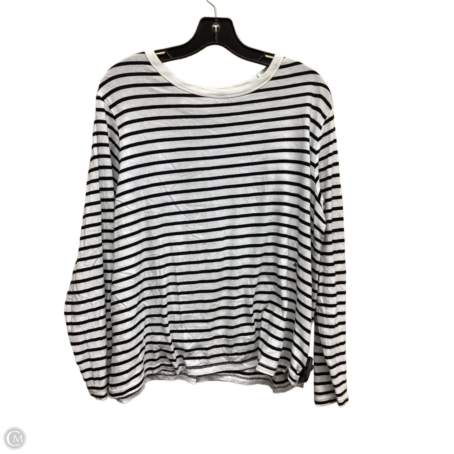 Top Long Sleeve By Old Navy In Striped Pattern, Size: Xl