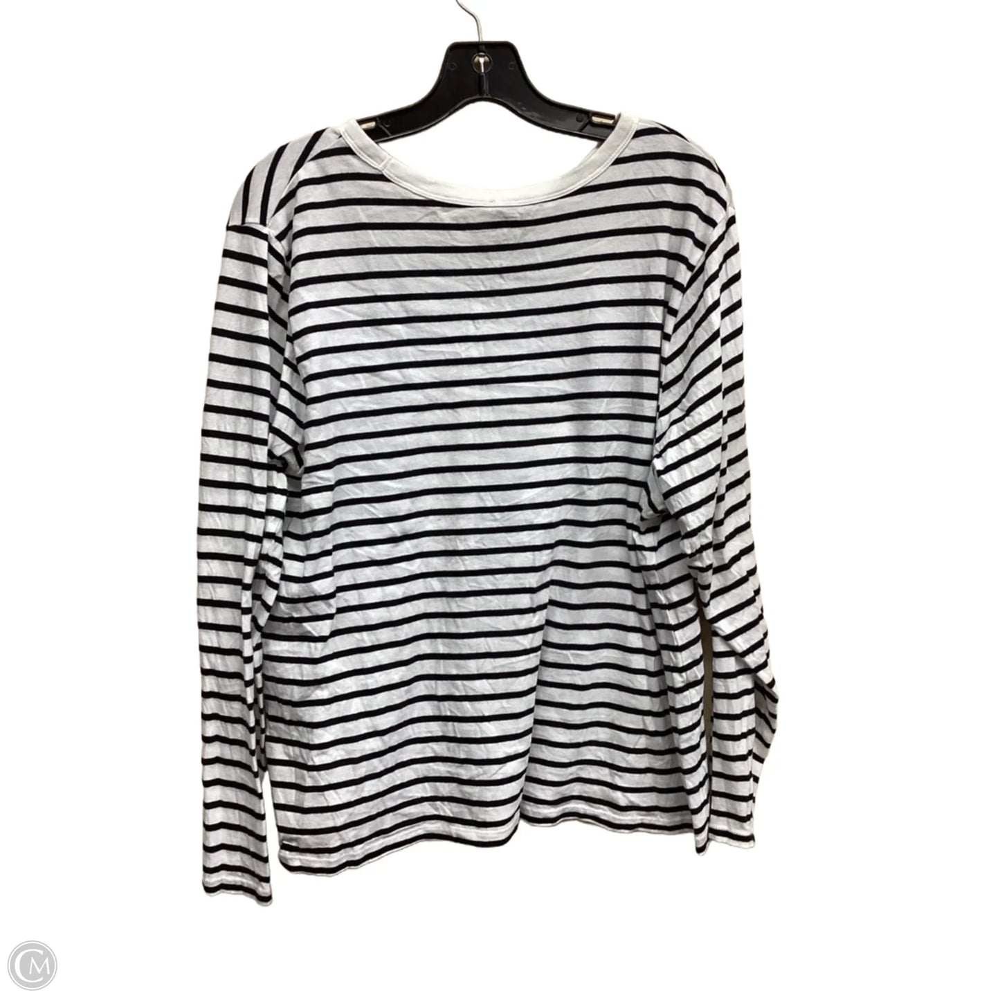 Top Long Sleeve By Old Navy In Striped Pattern, Size: Xl