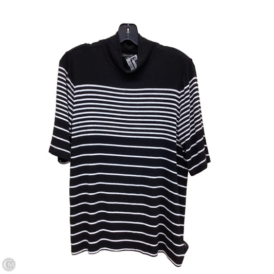 Top Long Sleeve By Ann Taylor In Striped Pattern, Size: L