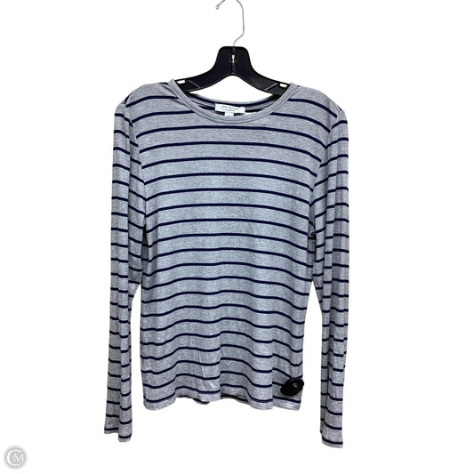 Top Long Sleeve By Ann Taylor In Striped Pattern, Size: Xl