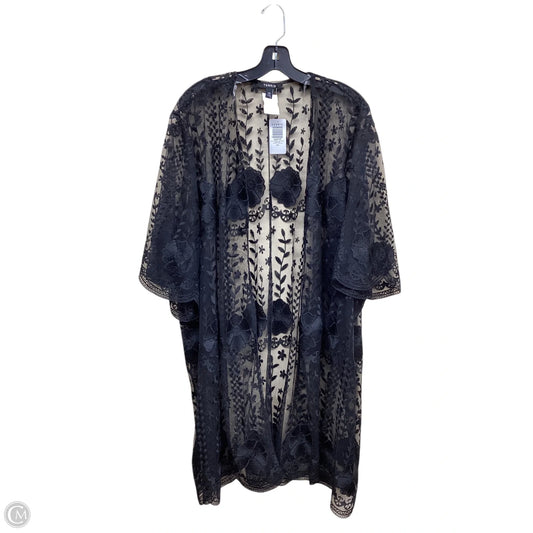 Sweater Cardigan By Torrid In Black, Size: 3x