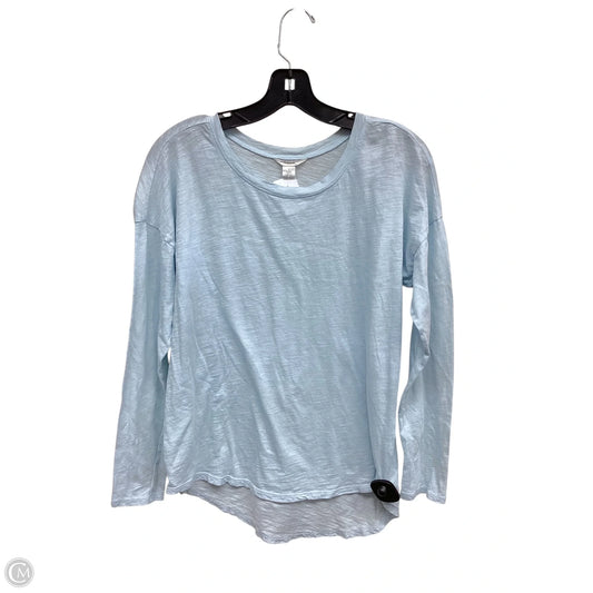 Top Long Sleeve By Caslon In Blue, Size: S