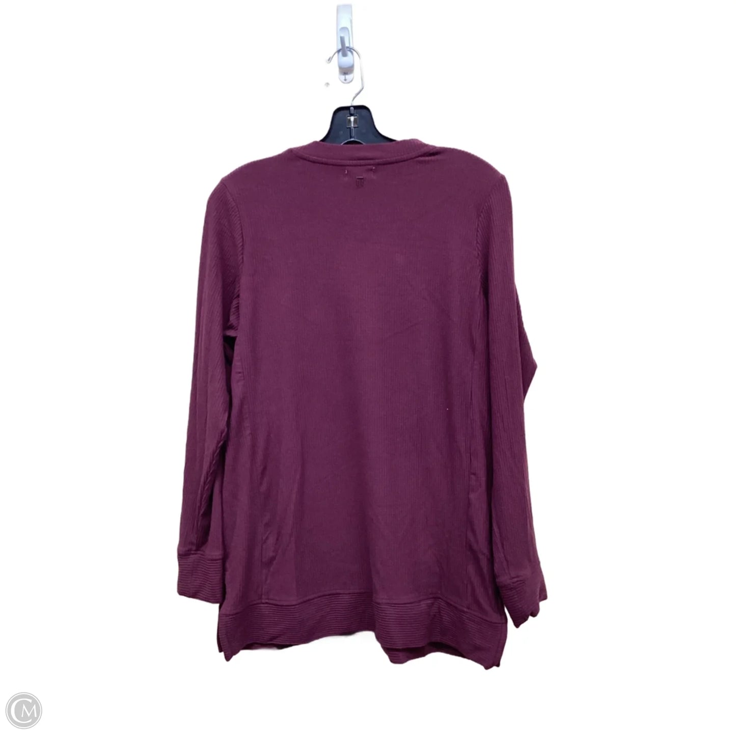 Top Long Sleeve By Clothes Mentor In Maroon, Size: M