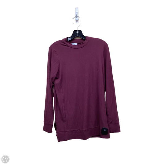 Top Long Sleeve By Clothes Mentor In Maroon, Size: S