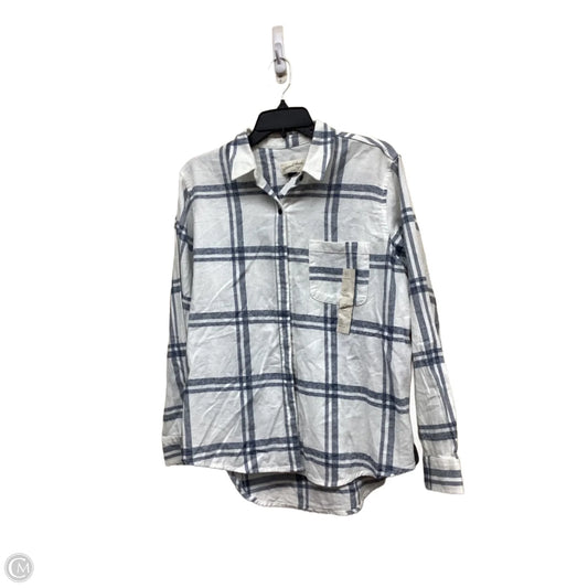 Top Long Sleeve By Universal Thread In White, Size: M