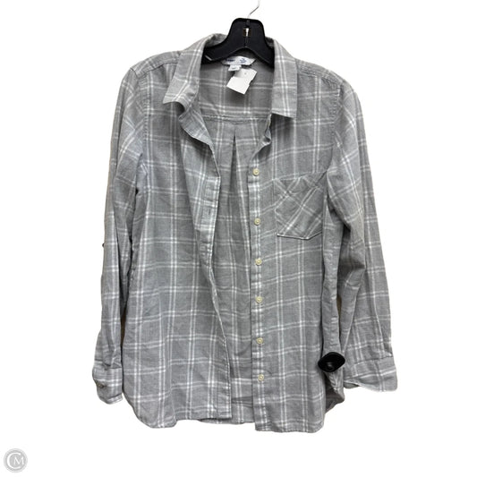 Top Long Sleeve By Old Navy In Grey, Size: M