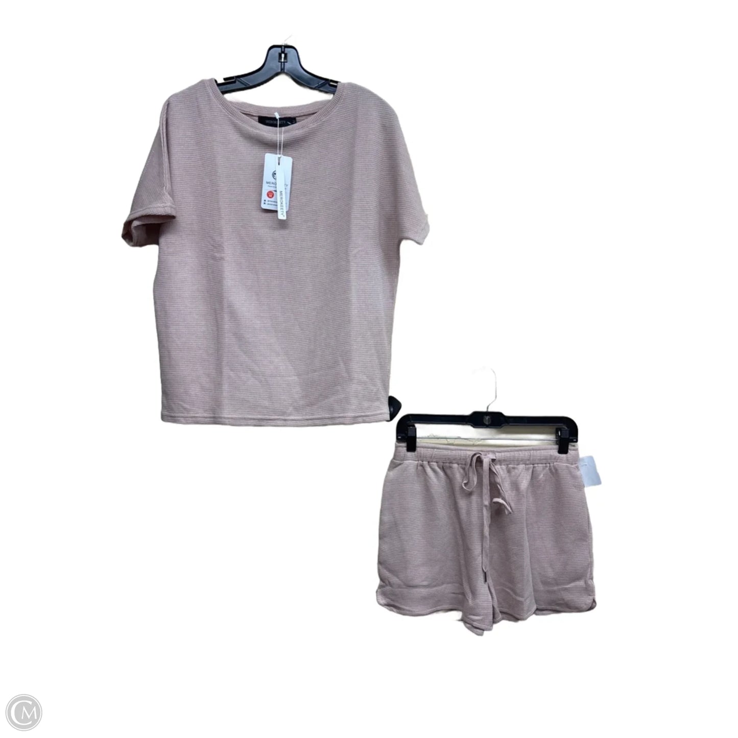Shorts Set By Clothes Mentor In Tan, Size: M