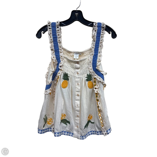 Top Sleeveless By Anthropologie In Multi-colored, Size: Xs