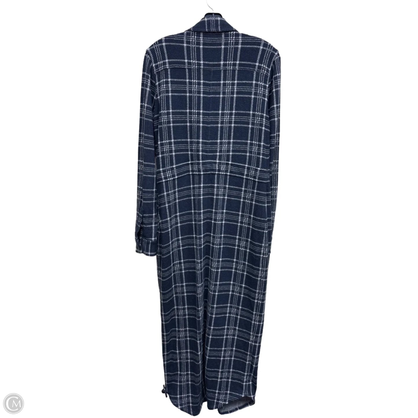 Dress Casual Maxi By Faherty In Plaid Pattern, Size: M