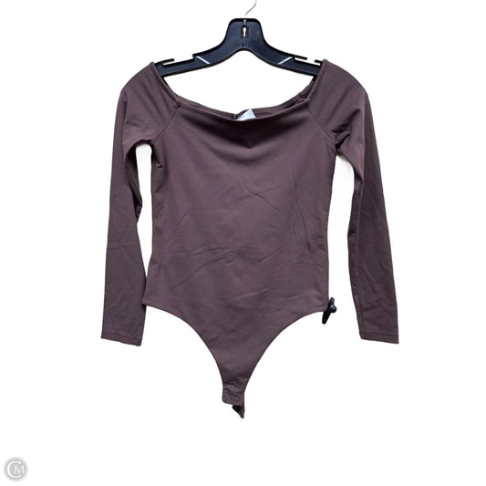 Bodysuit By Clothes Mentor In Brown, Size: S