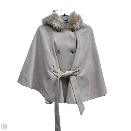 Poncho By Clothes Mentor In Tan, Size: S