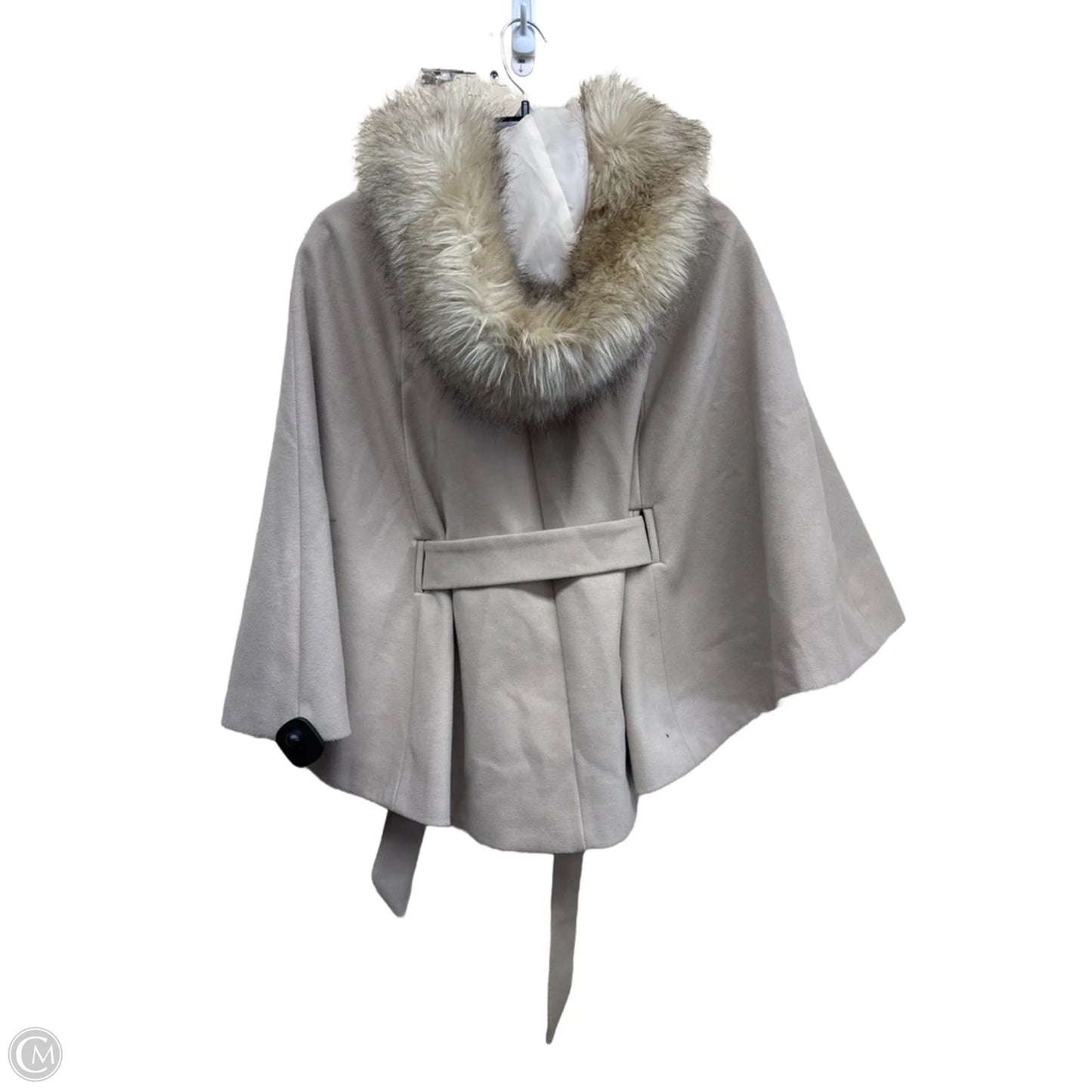 Poncho By Clothes Mentor In Tan, Size: S