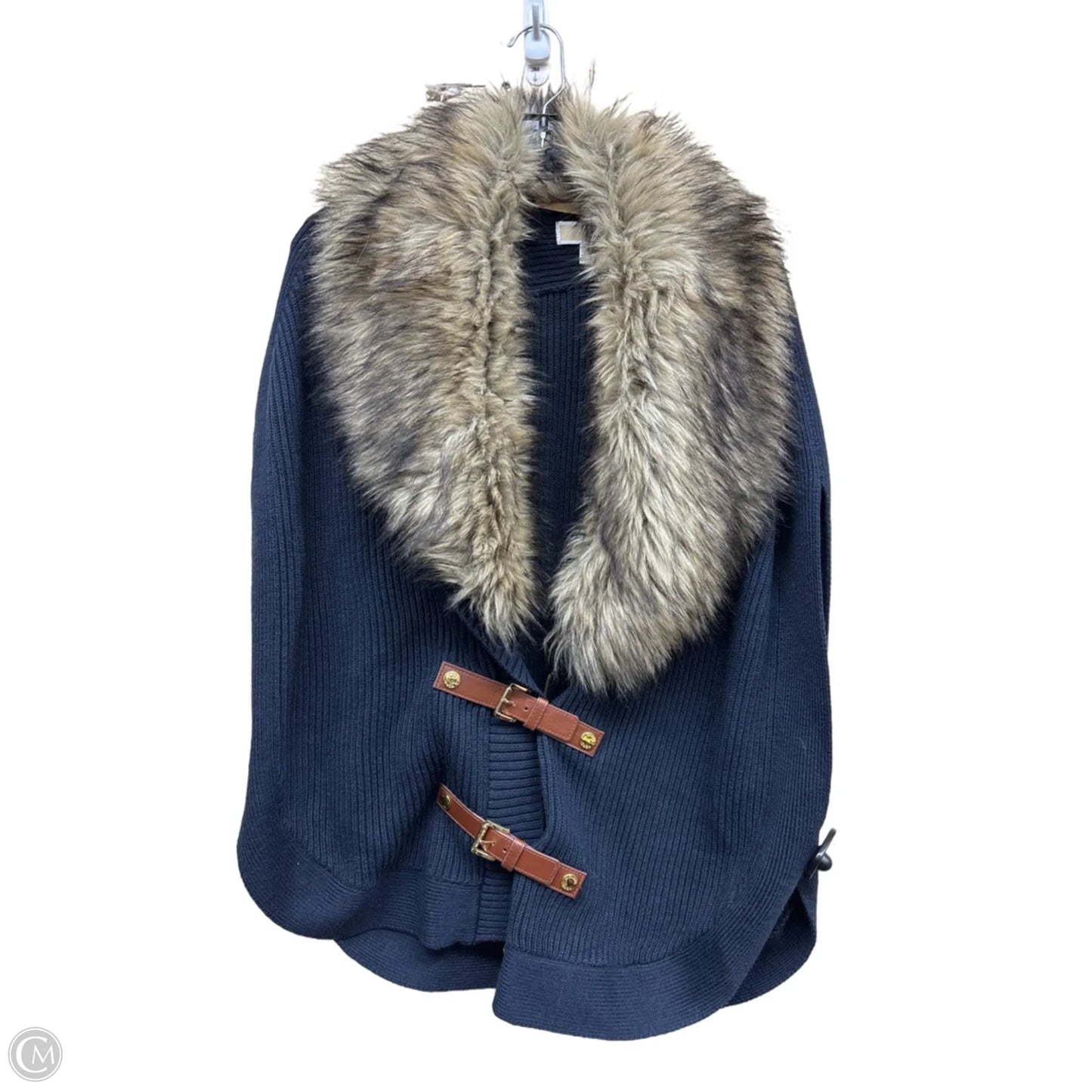 Poncho By Michael By Michael Kors In Navy, Size: S