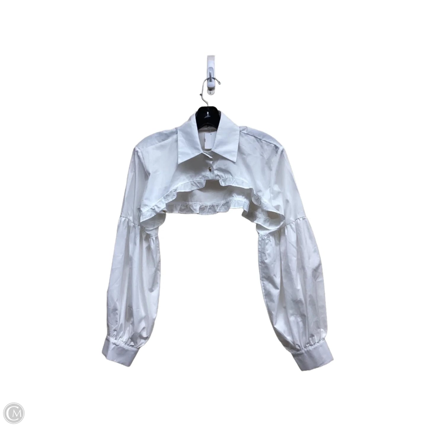 Top Long Sleeve By Clothes Mentor In White, Size: Xlarge