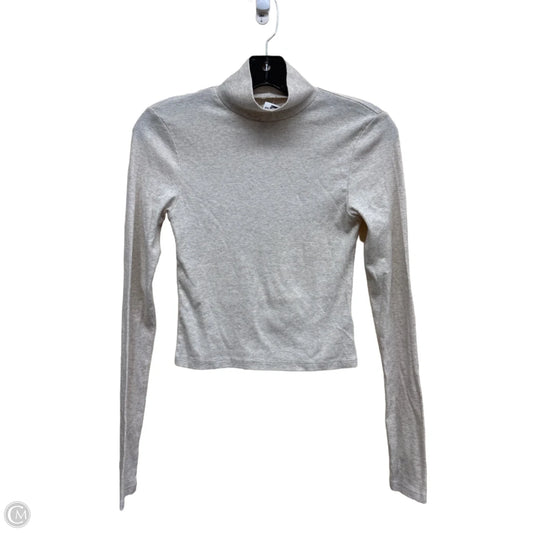 Top Long Sleeve By American Eagle In Tan, Size: S