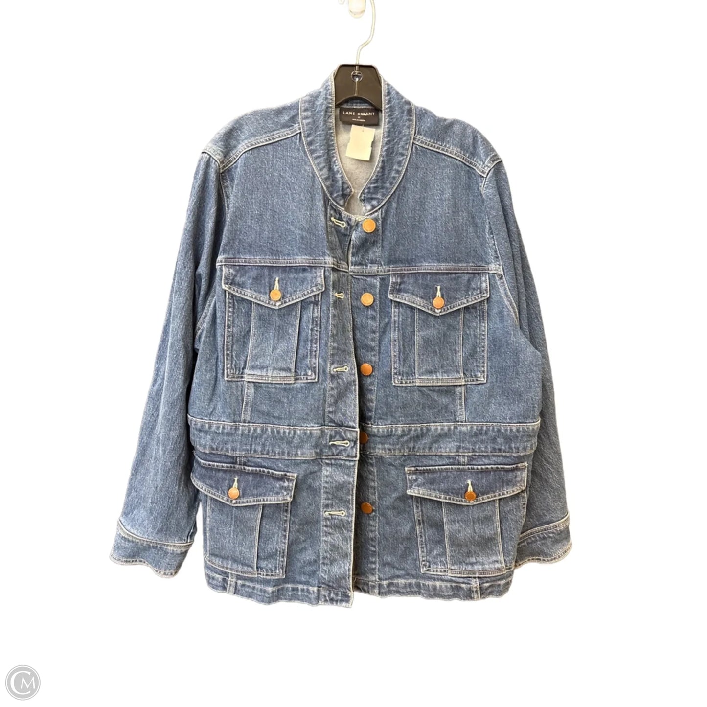Jacket Denim By Lane Bryant In Blue Denim, Size: 2x
