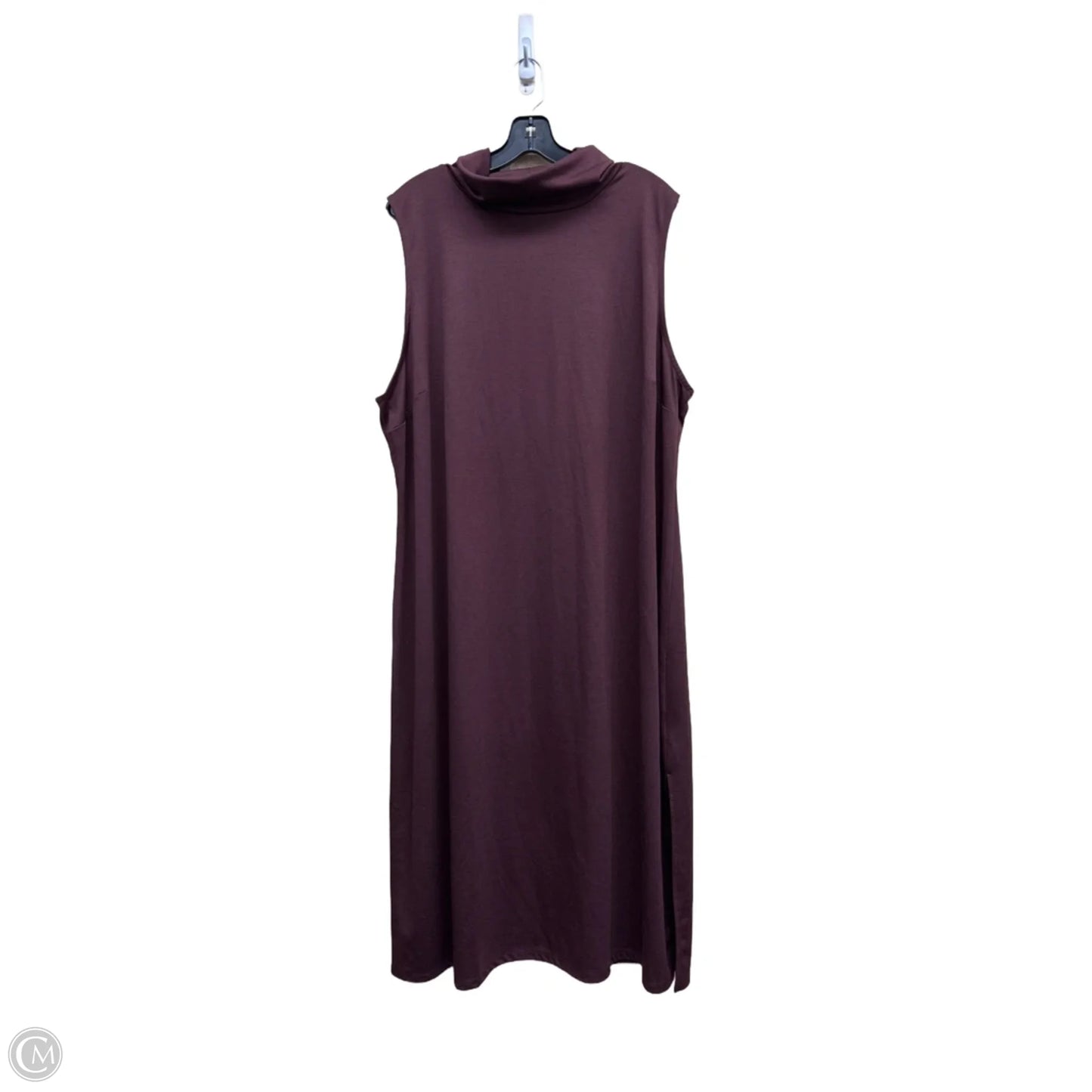 Dress Casual Maxi By Who What Wear In Purple, Size: 2x