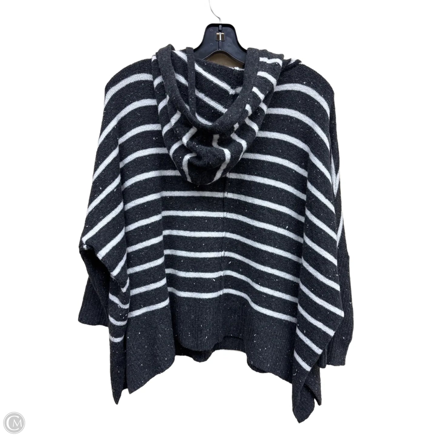 Sweatshirt Hoodie By Loft In Striped Pattern, Size: Xs