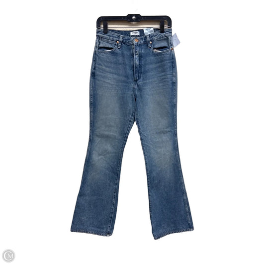 Jeans Straight By Wrangler In Blue Denim, Size: 6