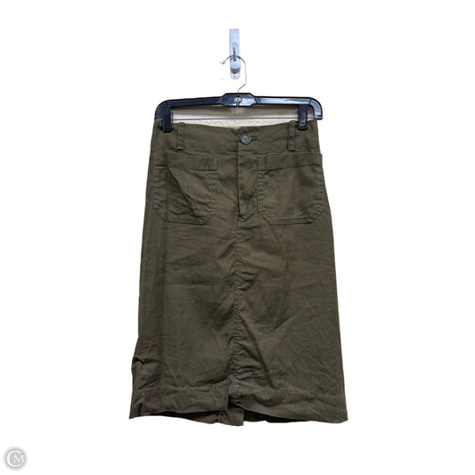 Skirt Mini & Short By Maeve In Green, Size: Xs