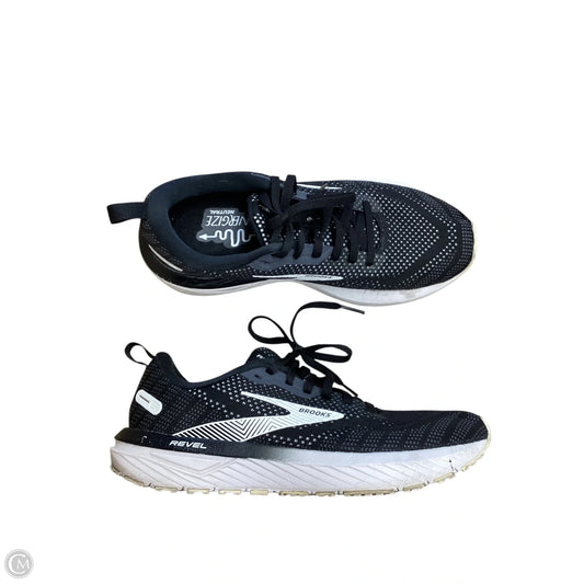Shoes Athletic By Brooks In Black, Size: 7.5