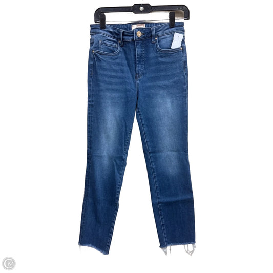 Jeans Straight By Kut In Blue Denim, Size: 4