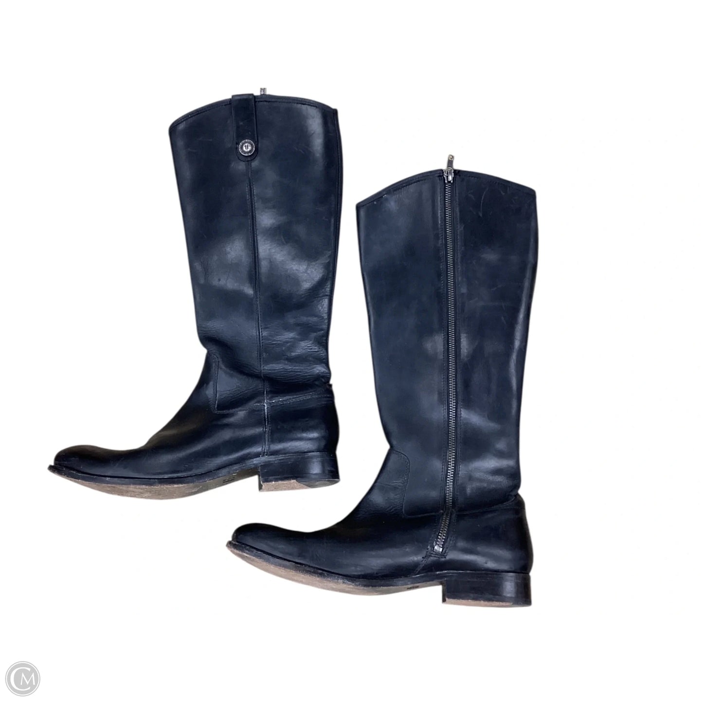 Boots Designer By Frye In Black, Size: 10