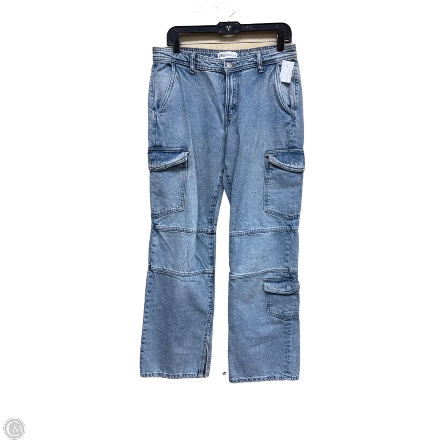 Jeans Straight By Zara In Blue, Size: 6