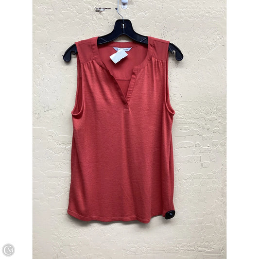 Top Sleeveless By 41 Hawthorn In Orange, Size: M