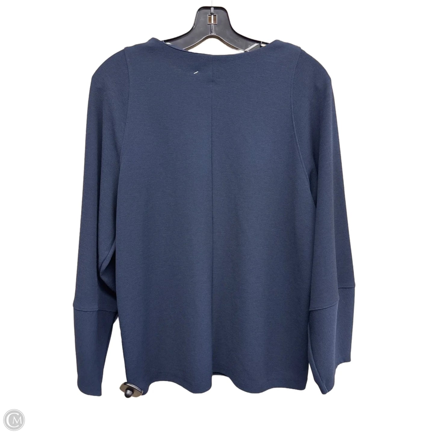 Top Long Sleeve By Banana Republic In Blue, Size: M
