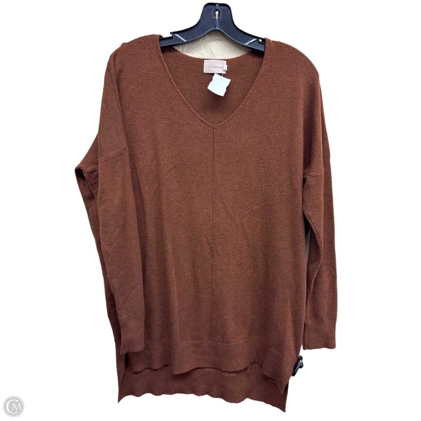 Sweater By Dreamers In Brown, Size: S