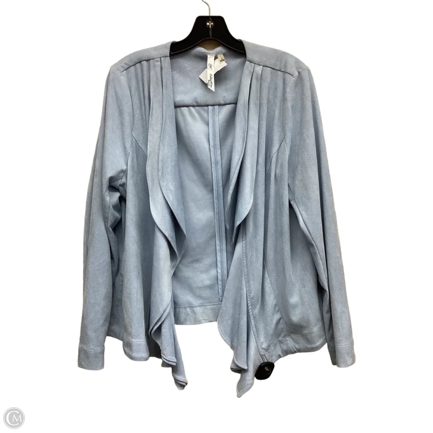 Jacket Moto By Ny Collection In Blue, Size: 1x