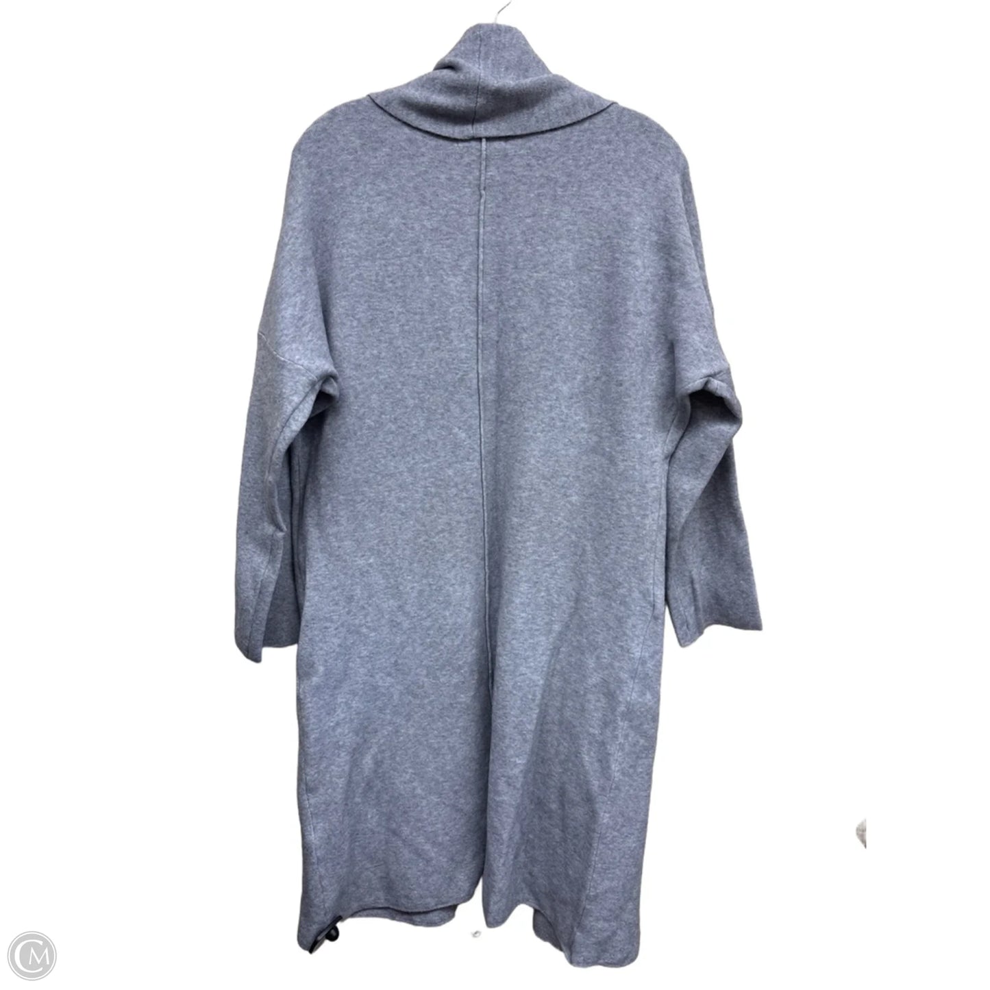 Sweater Cardigan By Clothes Mentor In Grey, Size: L