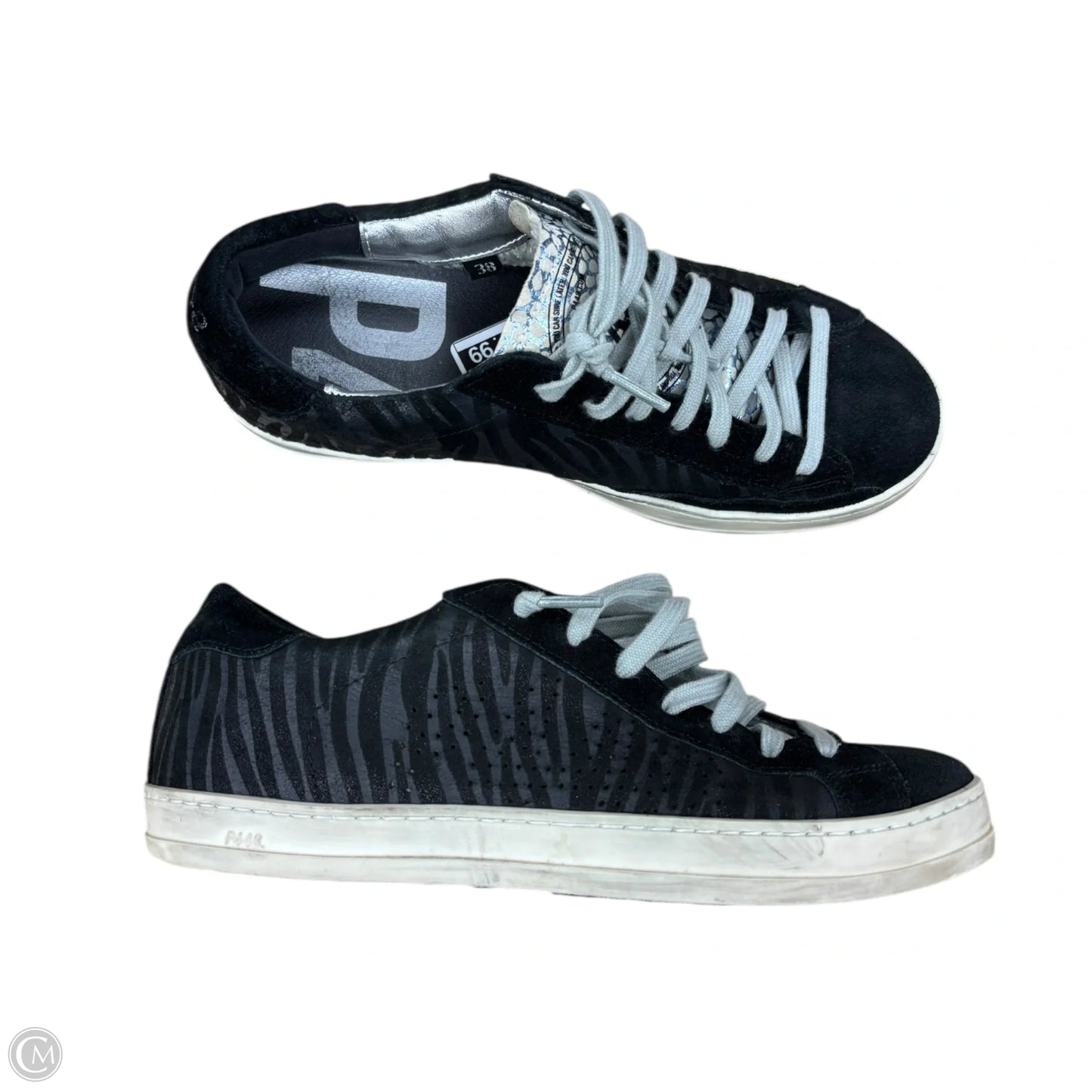 Shoes Sneakers By P448 In Black & Silver