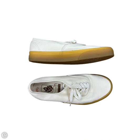 Shoes Sneakers By Vans In White, Size: 8.5