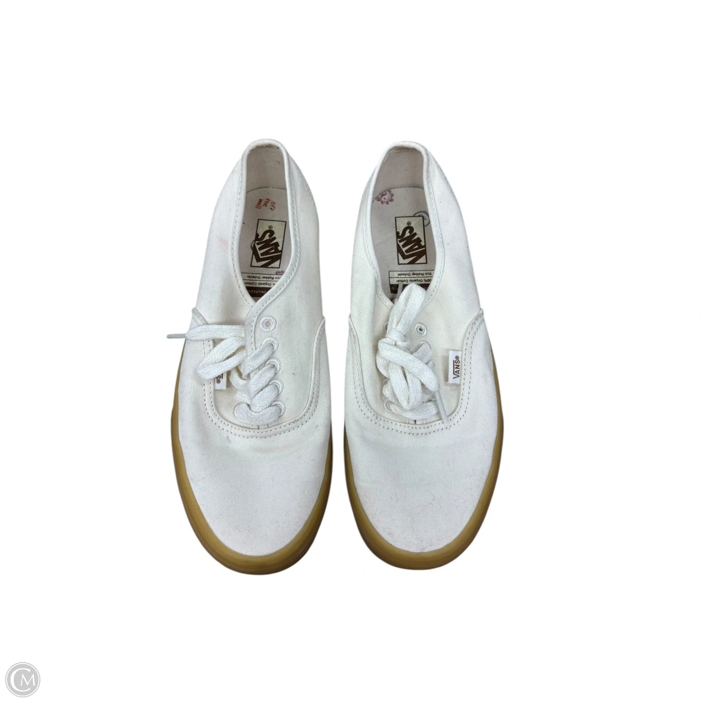 Shoes Sneakers By Vans In White, Size: 8.5