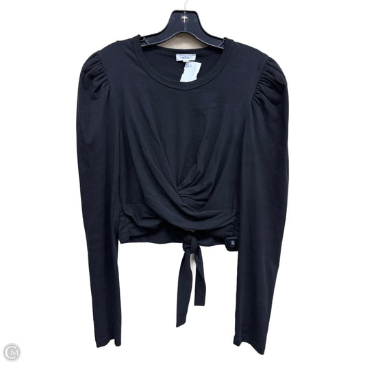 Top Long Sleeve By Alc In Black, Size: M