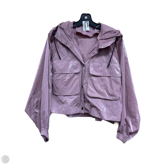 Jacket Windbreaker By Zara In Pink, Size: M